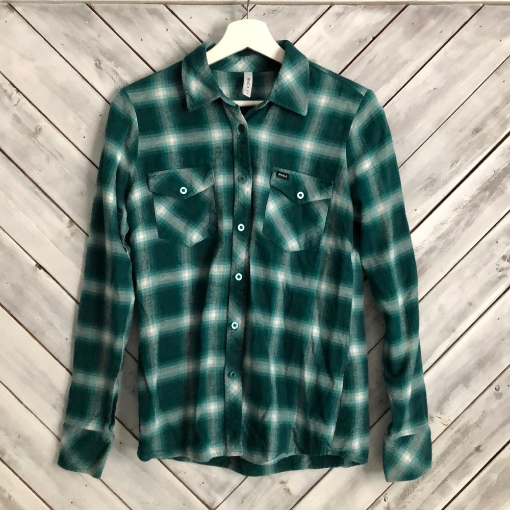 RVCA flannel-Teal